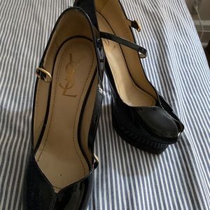 YSL a tribute to Mary Jane shoes .